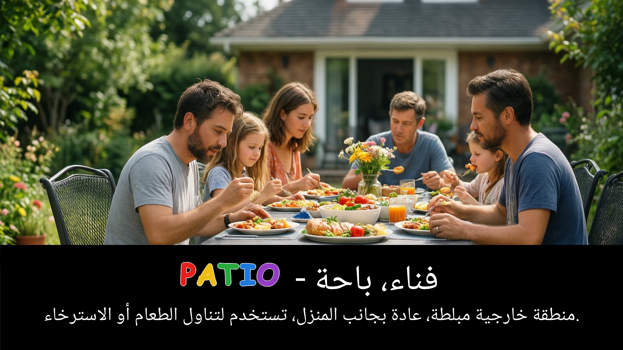 Arabic Illustration for patio